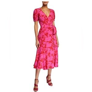Tanya Taylor Dorothy Wrap Dress Size 10